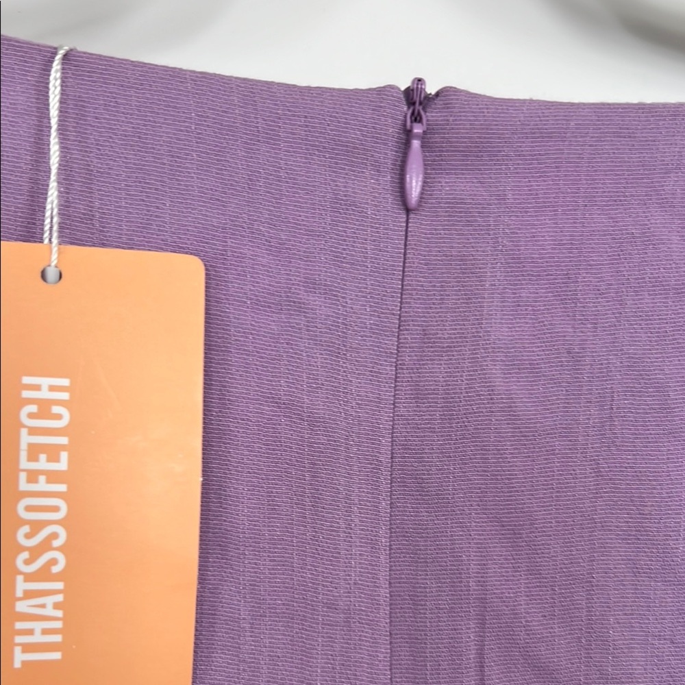 NWT- That’s So Fetch Lavender Long-Sleeve Wrap Dress - Picture 6 of 7